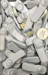 Lot Of Security Anti Theft Ink Tags With Pins Front And Back 100 Per Bundle-used. Fixed Price $79.99.