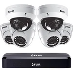 Flir 8CH 4K Uhd 3TB Poe Nvr Dvr Outdoor Vandal Proof Security Camera System Kit. Fixed Price $889.95.