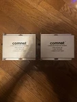 One Comnet CNFE1002 Ethernet Media Converter - Used 2PCS. Fixed Price $50.00.