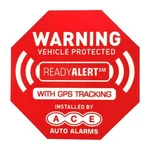 4 Propertyguard Static Cling Auto Car Alarm Decals Free 2 Home Security. Fixed Price $6.95.
