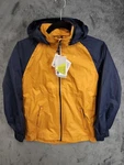 Mountain Warehouse Waterproof Kids 11-12 Yrs Tan Blue Zip Up Hooded Windbreaker. Fixed Price $28.85.