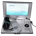 Toshiba SD-P1850 Silver/black Rechargeable 8" Lcd Widescreen Portable Dvd Player. Fixed Price $59.99.