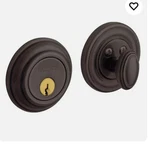 Baldwin Estate 8031.102 Low Profile Single Cylinder Deadbolt Oil Rubbed Bronze. Fixed Price $95.00.