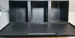 Alpha 36 Cd Plastic Storage Case Rack W/ Door Black. Fixed Price $22.94.
