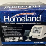 Homeland Security #01875 Camera 2 Channel Auto Switcher Tv Monitor New. Fixed Price $79.99.
