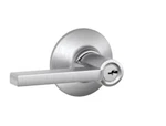 Schlage Latitude Door Lever Keyed Entry Lock, F51A. Fixed Price $24.99.