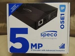 Speco Mp Ip Encoder With Advanced Analytics For Analog & Hd-tvi Cameras O5E1. Fixed Price $158.00.