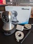Vimtag VT-361 Hd Wifi Security Camera Baby Monitor Pan Tilt Zoom 2-WAY Audio. Fixed Price $14.99.
