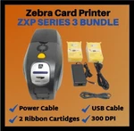 Zebra Zxp Series 3 Double Sided Usb Card Printer Bundle, Includes 2 Ribbons!. Fixed Price $699.99.