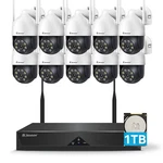 Wifi Camera Security 5MP System Ptz Outdoor Wireless Home 10CH Nvr Cctv Audio. Fixed Price $338.19.