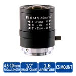 Arecont Vision MPL4-10 4.5-10MM Manual Iris Varifocal Lens. Fixed Price $43.99.