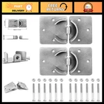 Heavy Duty Puck & Hasp Set - 2 Pack High Security Steel Padlocks For Trucks. Fixed Price $65.99.