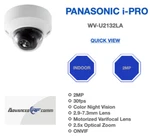 Panasonic I-pro 2.9-7.3MM X 2.5 Varifocal Indoor Network Dome Camera WV-U2132LA. Fixed Price $309.00.