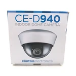 New Clinton Electronics CE-D940 Indoor Dome Camera Osd Joystick 2.8MM 700TVL. Fixed Price $26.95.