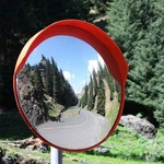 18" Convex Mirror For Pole, Inch Orange Driveway Traffic Blind .... Fixed Price $67.66.