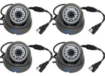Lot 4 Longse Model Lirdbshe Vandal Proof Dome Color Camera. Fixed Price $159.99.