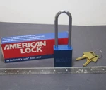 American A1107BLU Hd Lockout Padlock 3" Shackle, Blue, Keyed Different. Fixed Price $14.20.