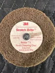 New Unused 3M 051131-07410 Scotch Brite Roloc Rivet Cleaning Disc. Fixed Price $25.00.