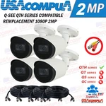 Replacement QTH8053B 1080P Surveillance Camera 4X60 Siamese Cable. Fixed Price $168.44.