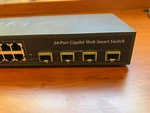 Planet GSW-2404SF, 24-PORT Web Smart Gigabit Ethernet Switch. Fixed Price $45.00.