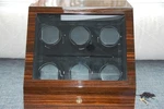 Orbita 6-WATCH Winder Macassar Ebony Wood Programmable Tpd Lock & Key. Fixed Price $1240.90.