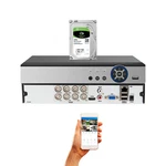 Evertech 8 Channel H.265 Dvr Security Camera Video Recorder 2TB Recording Memory. Fixed Price $244.97.