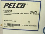 Pelco SS2512 Sun Shield For EH2512 Series Only Ctno. Fixed Price $43.97.