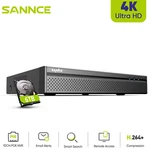 Sannce 8CH 8MP Nvr 4K Hd Poe Ip Home Video Recorder For Security Camera System. Fixed Price $65.99.