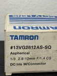 Tamron 13VG2812AS-SQ Cctv Lens Aspherical Iris With Connector 1/3" 2.8-12MM New. Fixed Price $11.38.