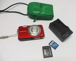 Samsung ES80 Red Digital Camera 12MP Tested Work W/sd Card Charger Battery. Fixed Price $59.99.
