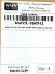 Wren Solutions MGDS2U-BBHTF1S-4 Wall Dome Black For Security Camera. Fixed Price $30.00.