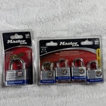 Master 3008D 4 Pack Steel Keyed With Keys & One 5D Total Of Locks. Fixed Price $44.54.