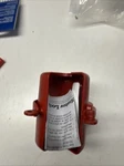Master 487 Plug Lockout Red Shackle. Fixed Price $12.77.
