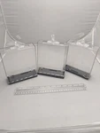 Lot Of 53 Alpha AVM211GB Clear Security Boxes, 6.5" 5.25" 1.5 With Hangers. Fixed Price $41.95.