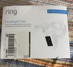 New Ring Floodlight 1080P Hd Wired Motion-activated Security Camera White. Fixed Price $99.95.