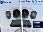Swann Smart Security System Full Hd 1080P 4 Channel Video Recorder Cameras. Fixed Price $299.99.