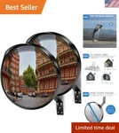 Double Vision - 12" Acrylic Convex Traffic Mirror For Enhanced Corner Safety ,. Fixed Price $70.49.