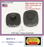 1000 Eas Anti Theft Checkpoint Compatible Rf 8.2MHZ Security Tag + Pin Bonus. Fixed Price $128.00.