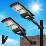 2-PACK 1500W Solar Street Lights, Led Dusk To Dawn Security IP65 Waterpr. Fixed Price $209.19.