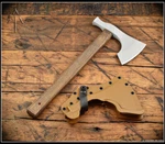 American Tomahawk Model 2 Axe 6.75" 1060 High Carbon Steel Head Hickory Handle. Fixed Price $239.00.
