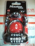 Master Lock Word & Number Combo Pad 1534D New Black And White Free Shipping. Fixed Price $9.95.