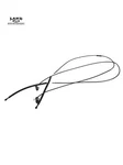 Mercedes R230 Sl-class Left Right Convertible Top Release Latch Lock Cables Set. Fixed Price $62.99.