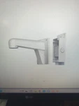 Hikvision Wml 302700464 White Long Camera Wall Mount Bracket W/ Junction Box. Fixed Price $20.22.