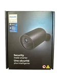 Philips Hue Secure Battery-powered Smart Home Security Camera, Black 1 Pack. Fixed Price $79.99.