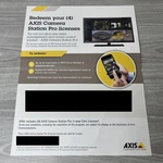 (4) Axis Camera Station Pro 5-YEAR Core Licenses License). Fixed Price $319.00.