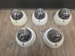 Lot Of Five (5) Avigilon Indoor Dome Cameras 1.0-H3-D1-IR. Fixed Price $125.00.