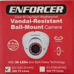 EV-122C-DVHVQ Camera Enforcer Speco Vandal Resistant. Fixed Price $49.00.
