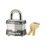 Master 1-9/16IN (40MM) Wide Laminated Steel Pin Tumbler Padlock 3DCOM. Fixed Price $44.19.