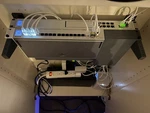 Rack Mount For Unifi USW-PRO-MAX-16-POE 1U 19" With Right-angle Tray Psu. Fixed Price $43.99.