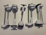 Lot Of 15 Alpha Invue 7" Locking Peg Slatwall Hooks Retail Security Anti Theft. Fixed Price $24.95.